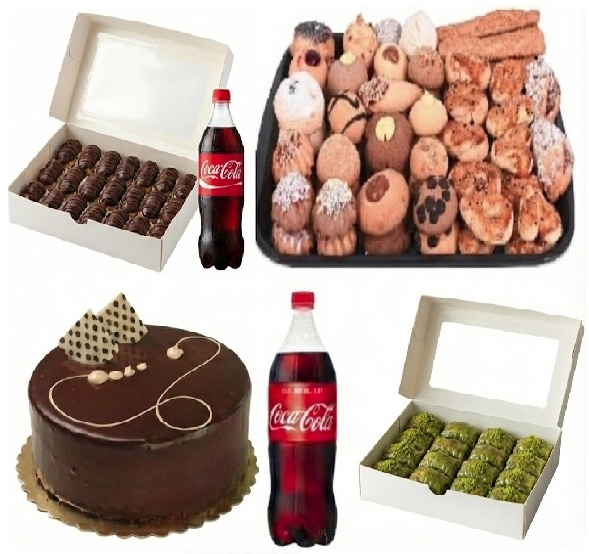 1 kg Fıstıklı Baklava Dahil 4-6 Kişilik Menü pasta