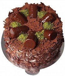 4 Kişilik Çikolatalı Muzlu yaş pasta Eve teslim pasta pasta
