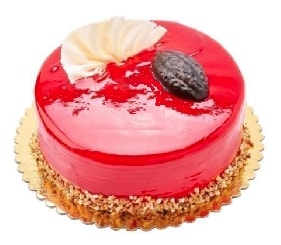 Dengeli Tat Profili 6–9 Kişilik Sade Klasik Frambuazlı Yaş Pasta pasta