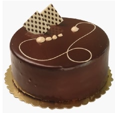 Özel Reçeteli 6-9 Kişilik Sade Çikolatalı Pasta pasta