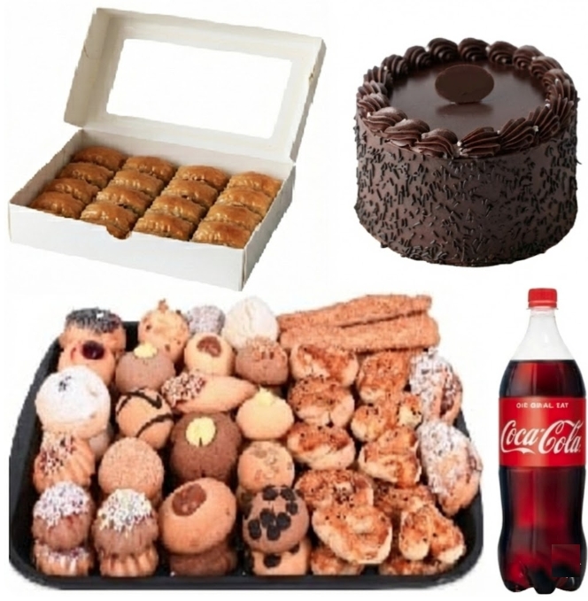 Taze Hazırlanan 2-3 Kişilik Pasta Menüsü pasta